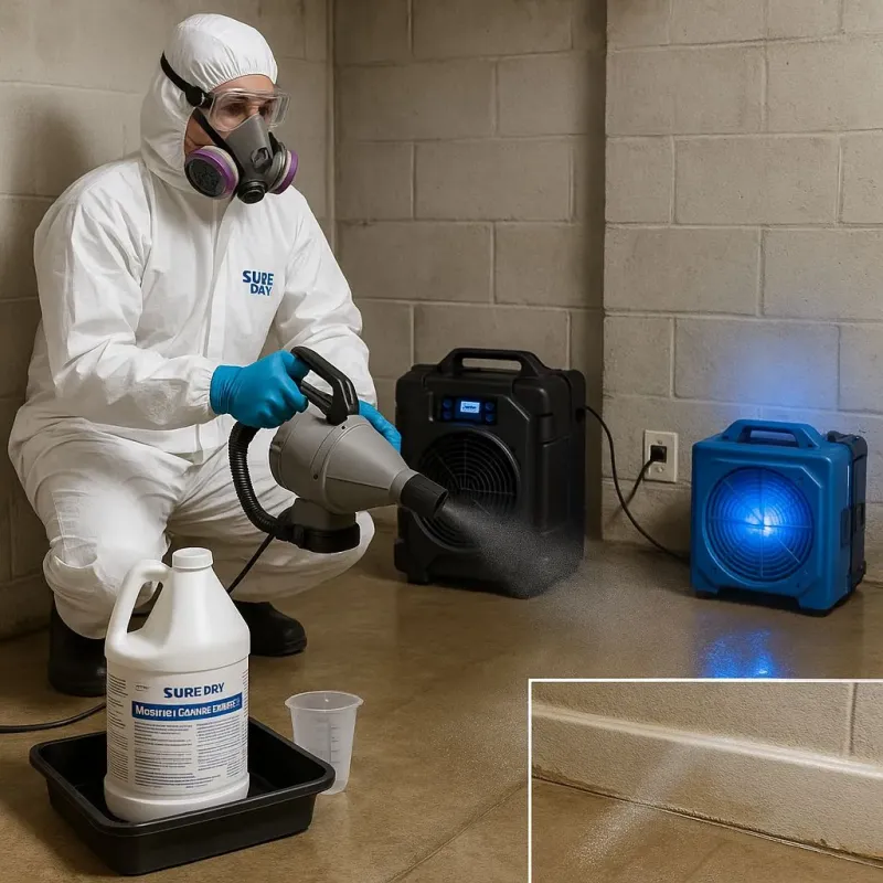 Sanitization and Odor Removal process in West Menlo Park, CA
